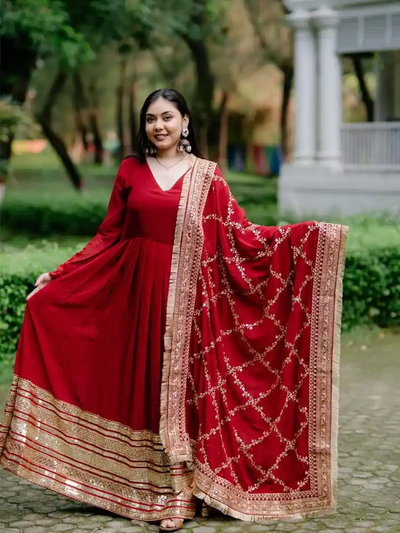 Anarkali Gown Fabric