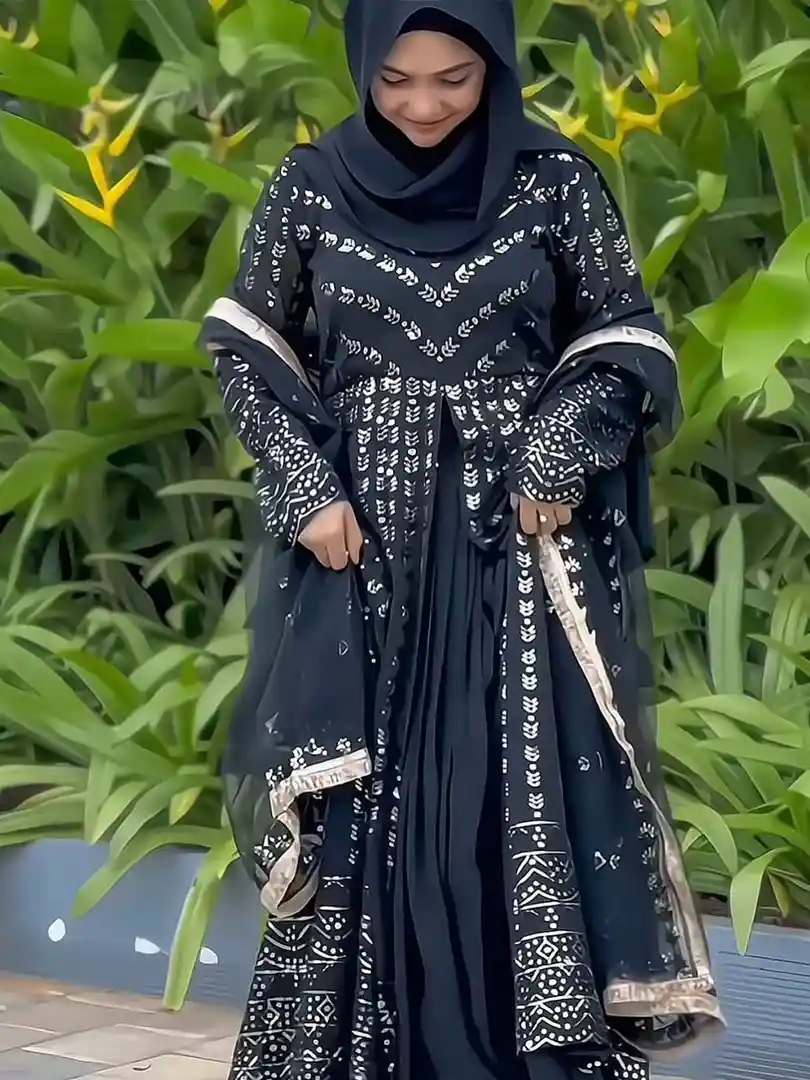 KURTI-beautiful organza silk - Image 4