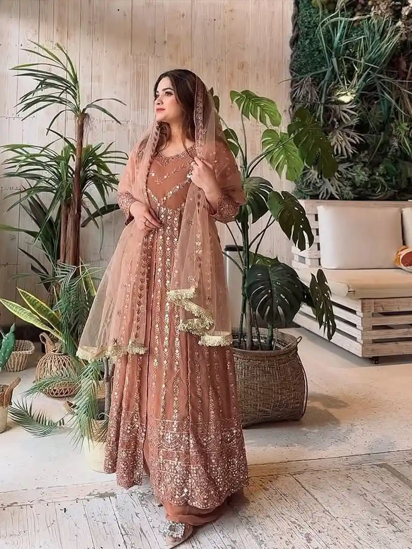 KURTI-beautiful organza silk - Image 2