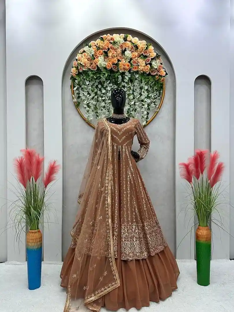 KURTI-beautiful organza silk - Image 8