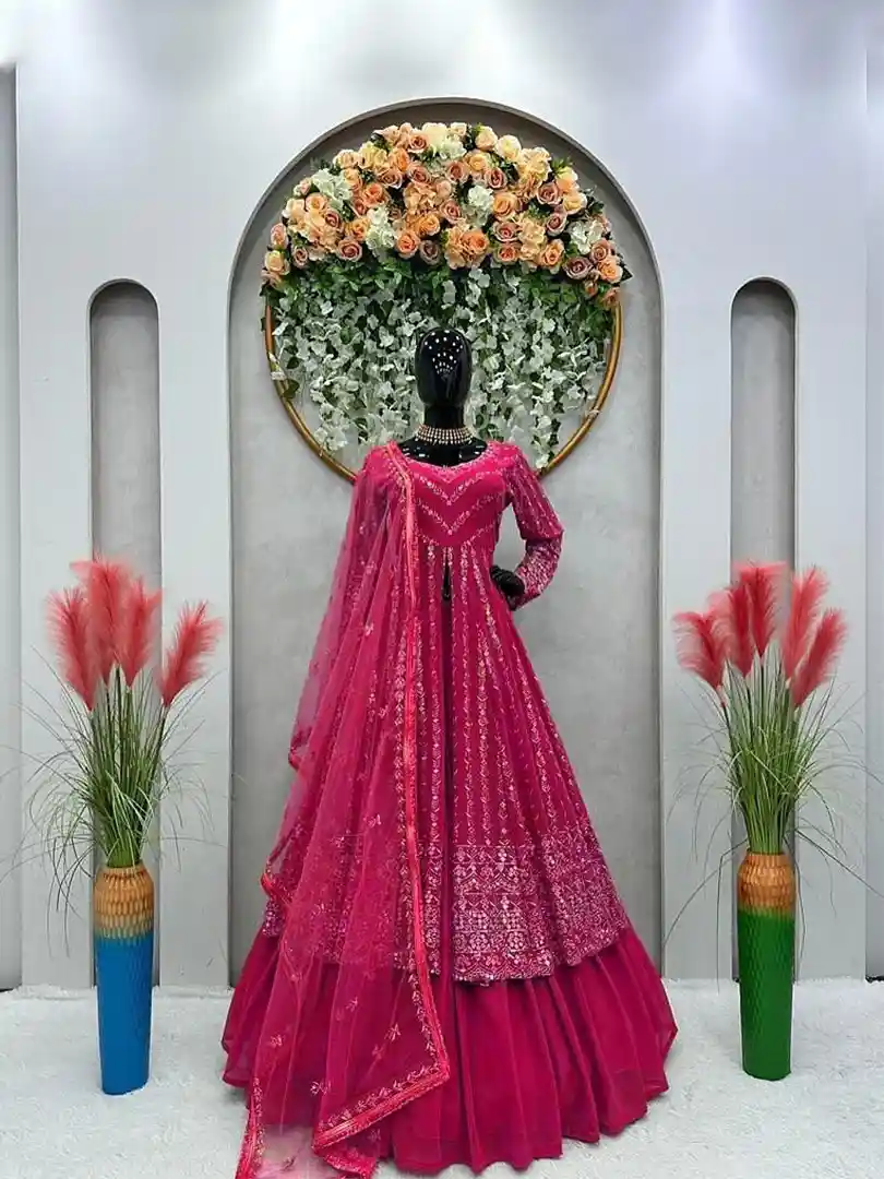 KURTI-beautiful organza silk - Image 5