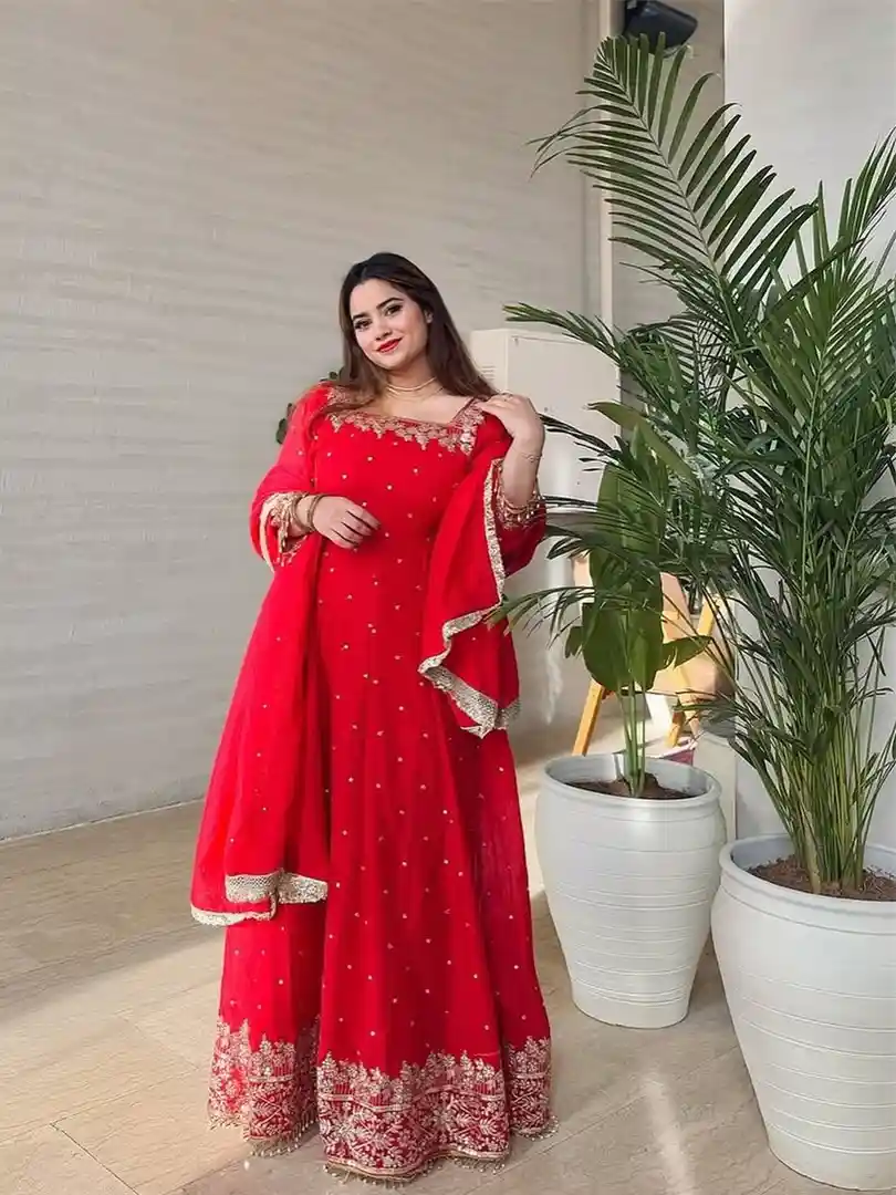 Anarkali Gown Fabric