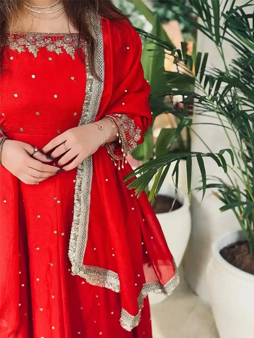 Anarkali Gown Fabric - Image 3
