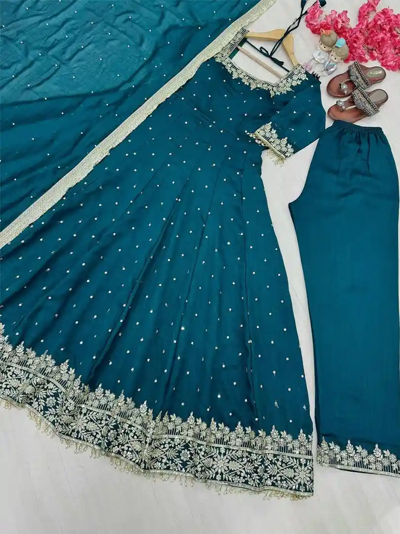 Anarkali Gown Fabric - Image 7