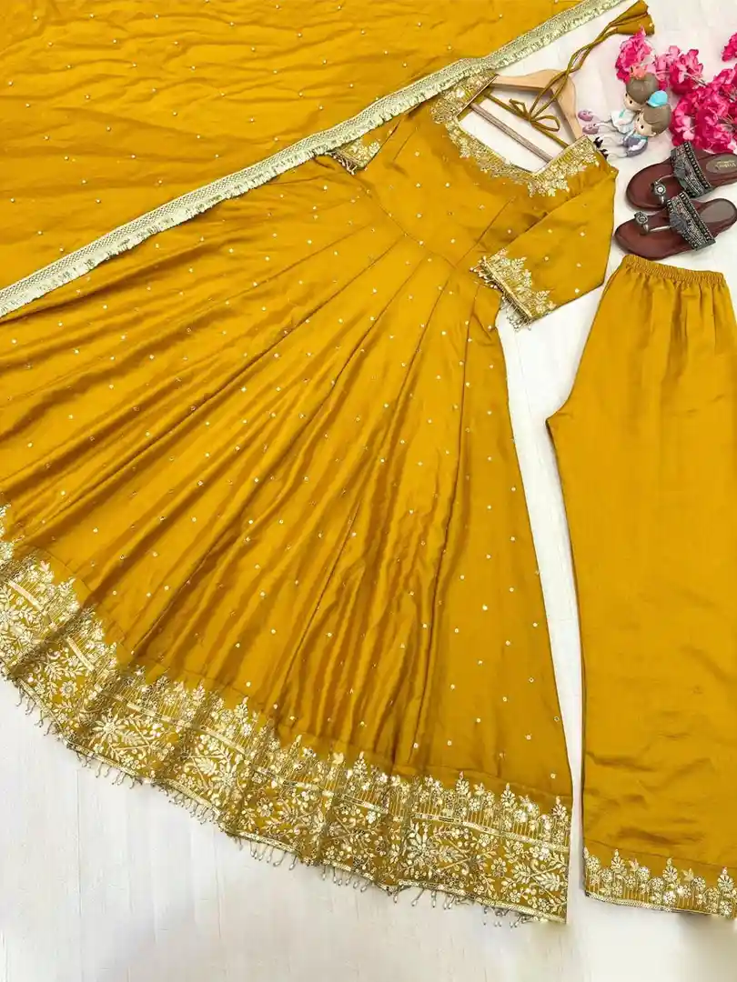 Anarkali Gown Fabric - Image 6