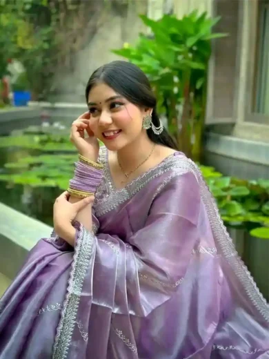 Jimmy Choo Organza saree