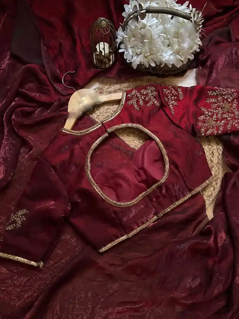 Stardust satin fabric saree... - Image 3
