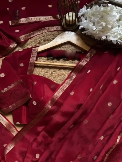 Pure Chinnon Saree