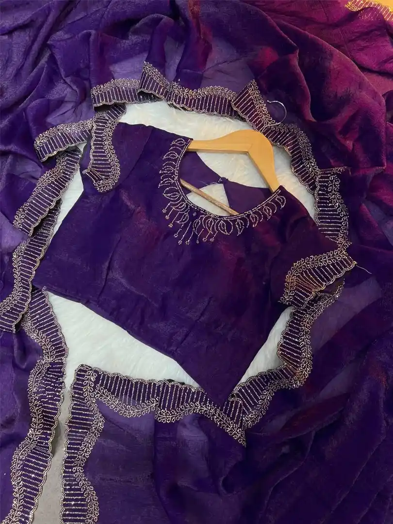 Jarkhan Diamond saree collection - Image 2