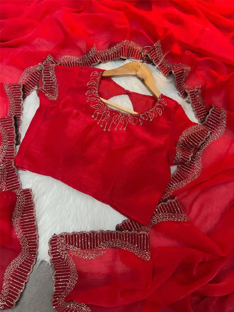 Jarkhan Diamond saree collection - Image 5