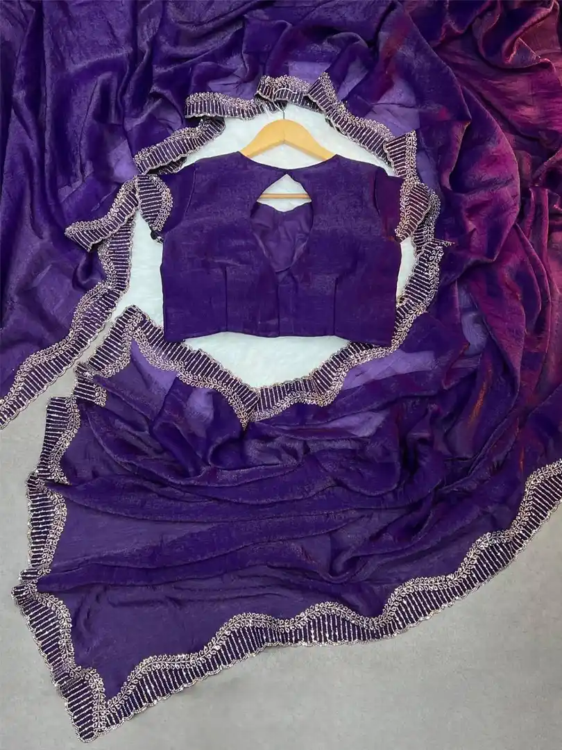 Jarkhan Diamond saree collection - Image 3