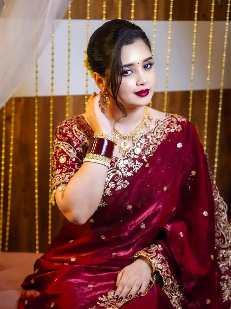 Soft Fandy Satin Saree