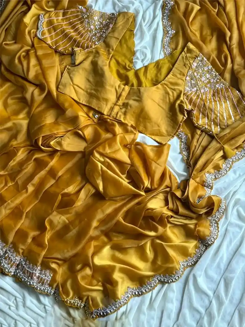 Ready-to-wear Pre-Drapped Saree - Image 3