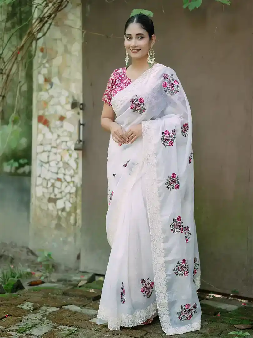 Premium Fox Georgette saree - Image 4