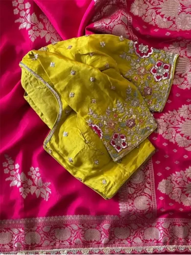 Exquisite Banarasi munga silk sarees