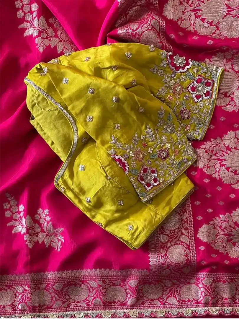 Exquisite Banarasi munga silk sarees