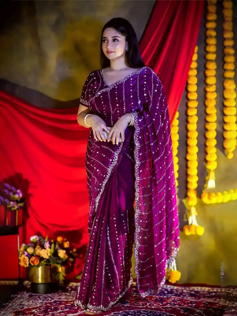 Launch Grand party wear saree