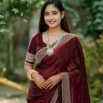 Premium semi tissue handwork saree