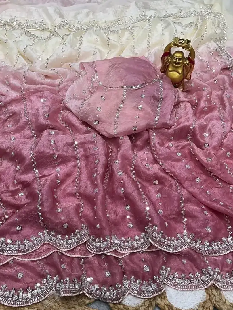 Launch Grand party wear saree - Image 6